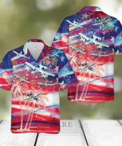 US Air Force Fairchild Republic A 10 Thunderbolt II 4th Of July Hawaiian Shirt Beach Summer