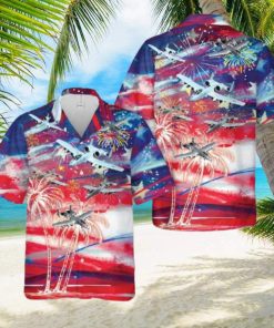 US Air Force Fairchild Republic A 10 Thunderbolt II 4th Of July Hawaiian Shirt Beach Summer