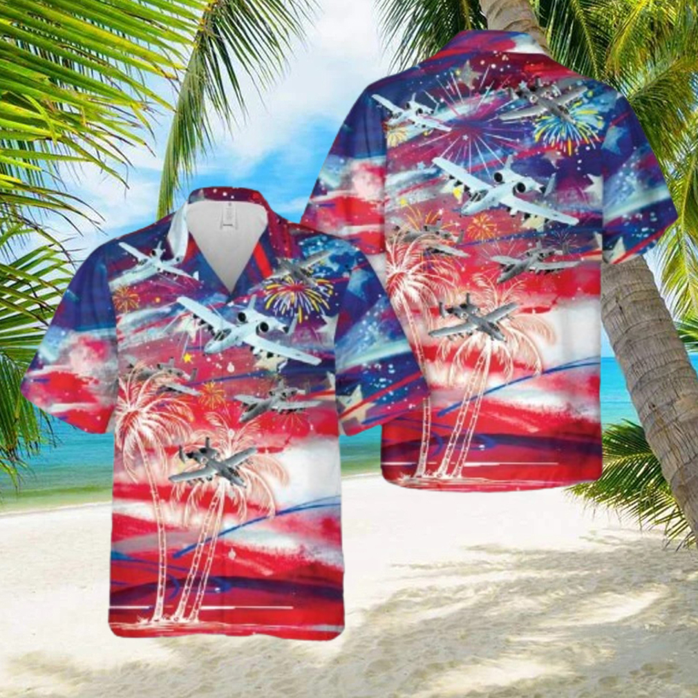 US Air Force Fairchild Republic A 10 Thunderbolt II 4th Of July Hawaiian Shirt Beach Summer US Air Force Fairchild Republic A 10 Thunderbolt II 4th Of July Hawaiian Shirt Beach Summer