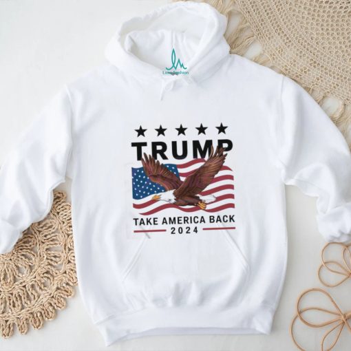 US Flag Trump Take America Back 2024 Retro Shirt