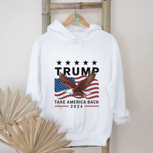 US Flag Trump Take America Back 2024 Retro Shirt