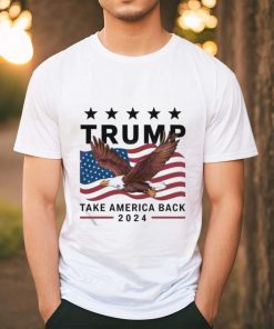 US Flag Trump Take America Back 2024 Retro Shirt