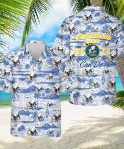 US Navy SEABEES Naval Construction Force (NCF) Hawaiian Shirt