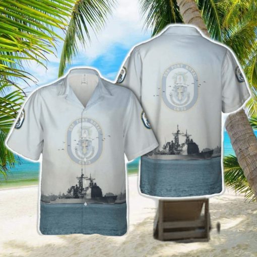 US Navy USS Port Royal (CG 73) Ticonderoga class guided missile cruiser Hawaiian Shirt