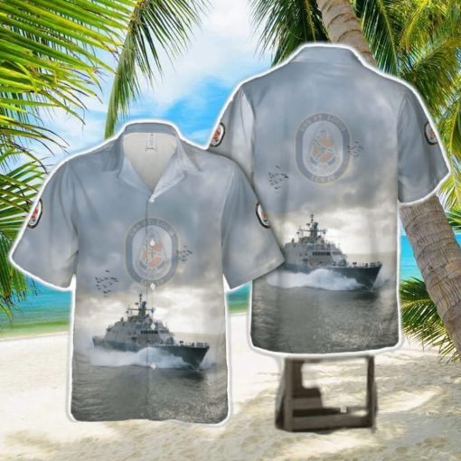 US Navy USS St. Louis (LCS9) Freedom class littoral combat ship Hawaiian Shirt