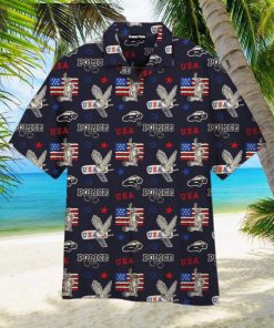 US Police Flag Aloha Hawaiian Shirts For Men For Women