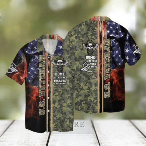 US VETERAN Aloha Hawaiian Shirts For Men For Women