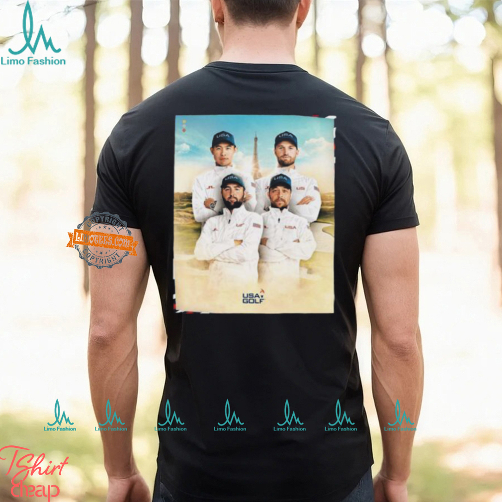 USA Golf The Four For Paris Olympics Scottie Scheffler Xander Schauffele Wyndham Clark And Collin Morikawa Classic T Shirt USA Golf The Four For Paris Olympics Scottie Scheffler Xander Schauffele Wyndham Clark And Collin Morikawa Classic T Shirt