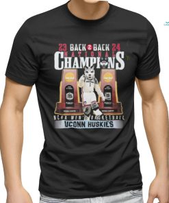 Uconn Huskies Back 2 Back National Champions Men’s Basketball T Shirt