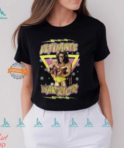 Ultimate Warrior Christmas WWE Mens Black T shirt