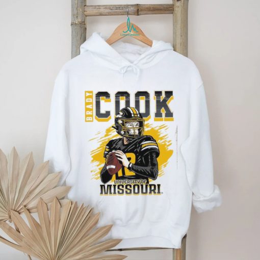 University of Missouri Tigers Brady Cook cartoon shirt