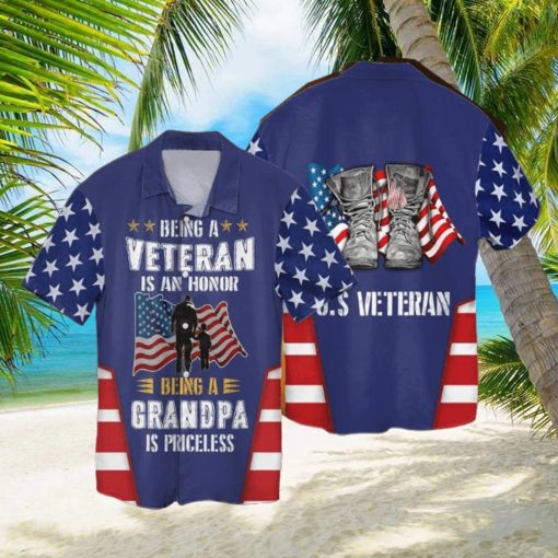 Veteran Grandpa Aloha Hawaiian Shirts For Men For Women