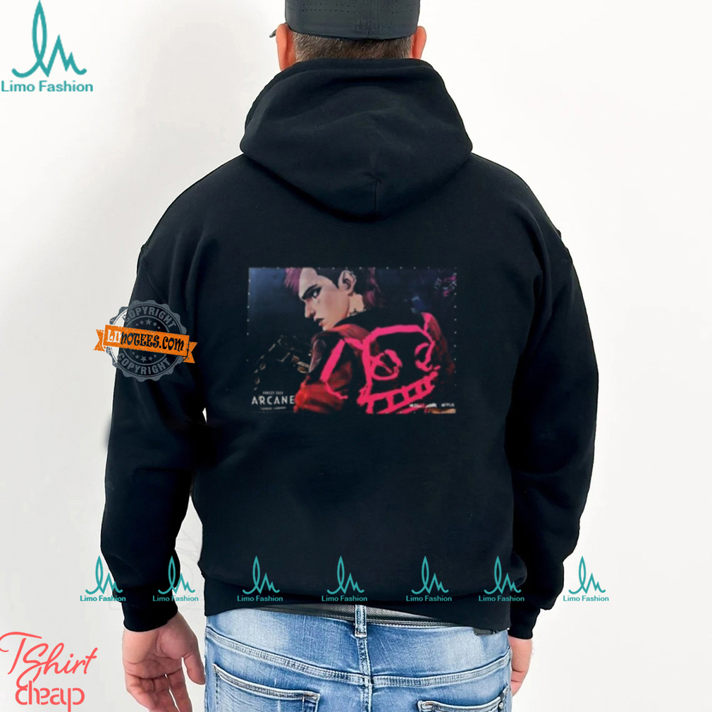 Vi League Of Legend Arcane Season 2 New Character Poster Vintage T Shirt Vi League Of Legend Arcane Season 2 New Character Poster Vintage T Shirt