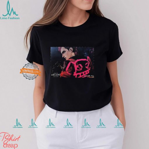 Vi League Of Legend Arcane Season 2 New Character Poster Vintage T Shirt