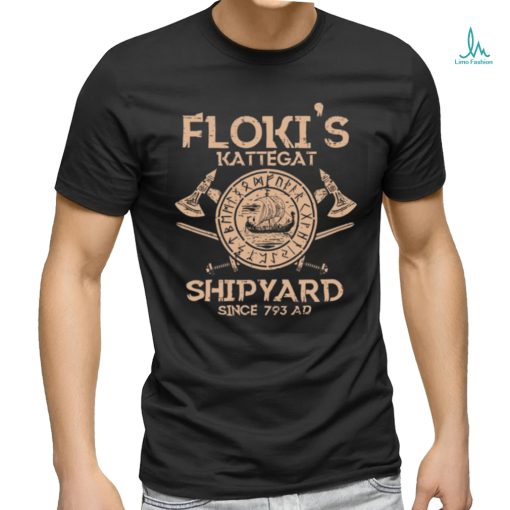 Viking Flokis Kattegat Shipyard Norse Mythology Men T shirt