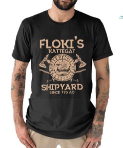 Viking Flokis Kattegat Shipyard Norse Mythology Men T shirt