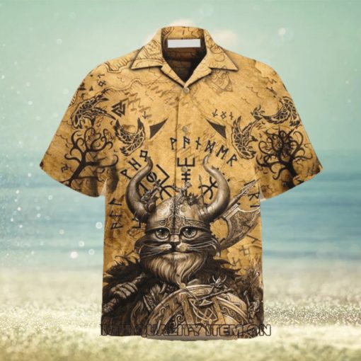 Viking Good Meows Warrior Hawaiian Shirt