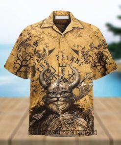 Viking Good Meows Warrior Hawaiian Shirt