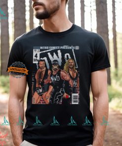 WCW Nitro Comics nWo 4 Life Hogan Hall Nash T shirt