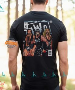 WCW Nitro Comics nWo 4 Life Hogan Hall Nash T shirt