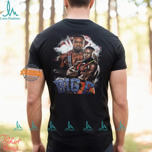 WWE Big E Fierce Face Mens Black T shirt