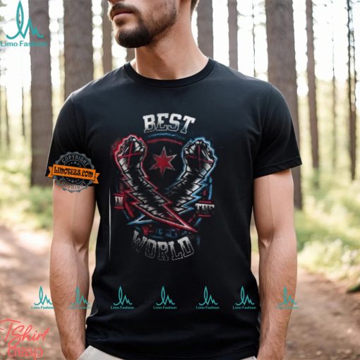 WWE CM Punk Best In the World Lightning Fists Unisex T Shirt