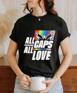 Washington Capitals All Caps All Love Capital Pride 2024 Gay Pride Shirt