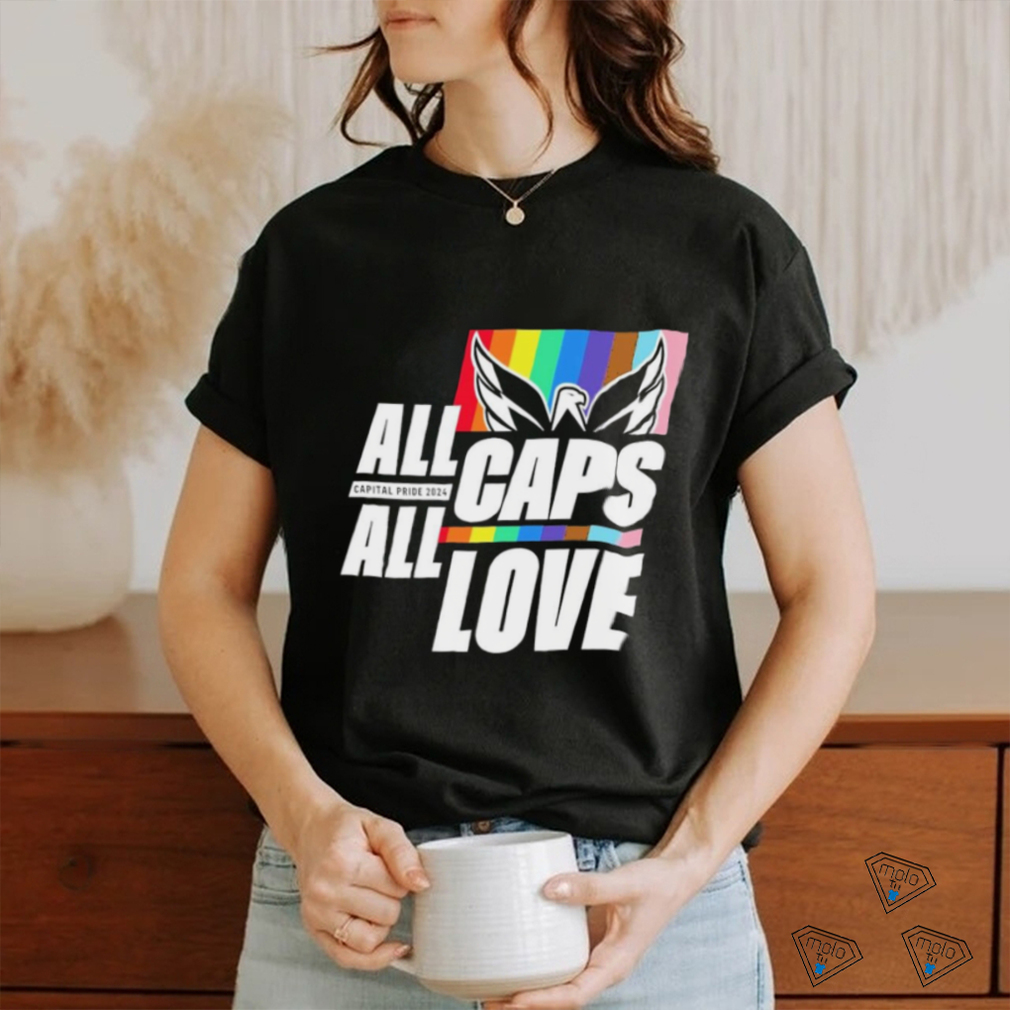 Washington Capitals All Caps All Love Capital Pride 2024 Gay Pride Shirt Washington Capitals All Caps All Love Capital Pride 2024 Gay Pride Shirt