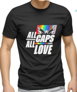 Washington Capitals All Caps All Love Capital Pride 2024 Gay Pride Shirt