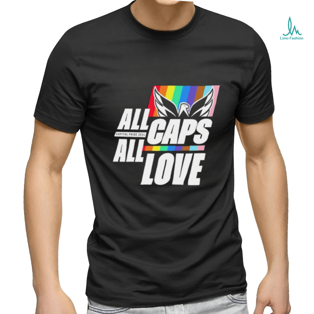 Washington Capitals All Caps All Love Capital Pride 2024 Gay Pride Shirt Washington Capitals All Caps All Love Capital Pride 2024 Gay Pride Shirt