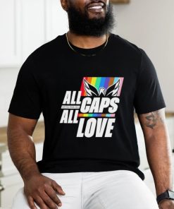Washington Capitals All Caps All Love Capital Pride 2024 Gay Pride Shirt