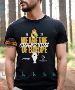 We Are The Champions Of Europe Real Madrid UEFA Champions League shirt