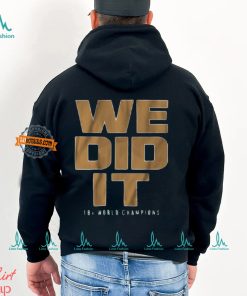 We Did It Boston Basketball Shirt