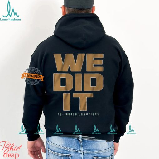 We Did It Boston Basketball Shirt