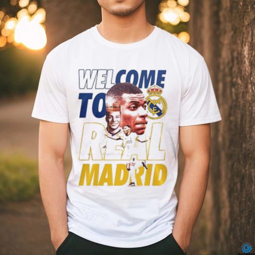 Welcom To Real Madrid Kylian Mbappe shirt