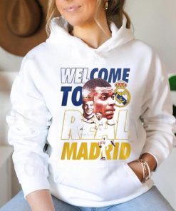 Welcom To Real Madrid Kylian Mbappe shirt