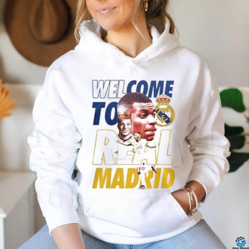 Welcom To Real Madrid Kylian Mbappe shirt