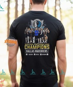 Western Conference 2024 Champions Dallas Mavericks 2006 2011 2024 T Shirt