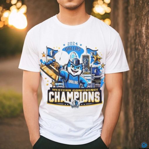 Western Conference Finals Champions Dallas Mavericks Mascot 2024 T shirt