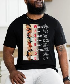Westside band all members signatures shirt