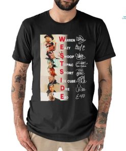 Westside band all members signatures shirt, hoodie, sweater, long sleeve and tank top Westside band all members signatures shirt