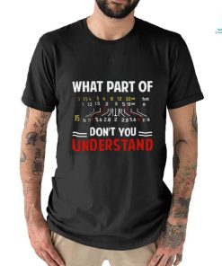 What part of don't you understand shirt