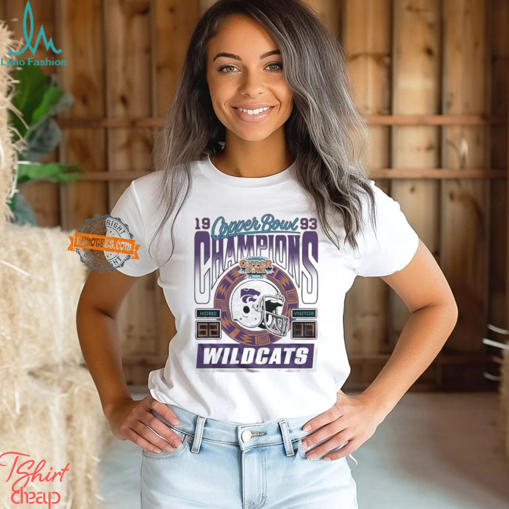 Wildcats K State 1993 Copper Bowl Champions Home Visitor Shirts Wildcats K State 1993 Copper Bowl Champions Home Visitor Shirts