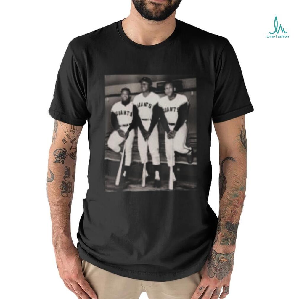 Willie Mays & Willie McCovey & Orlando Cepeda T Shirt Willie Mays & Willie McCovey & Orlando Cepeda T Shirt