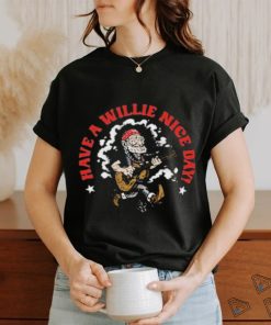 Willie Nelson Have A Willie Nice Day Cartoon T Shirt