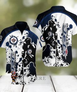 Winnipeg Jets Sports Team Player 3D Hawaiian Shirt For Fans