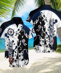 Winnipeg Jets Sports Team Player 3D Hawaiian Shirt For Fans