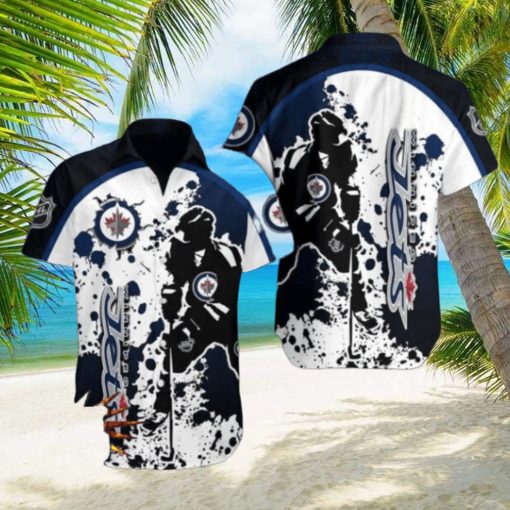 Winnipeg Jets Sports Team Player 3D Hawaiian Shirt For Fans