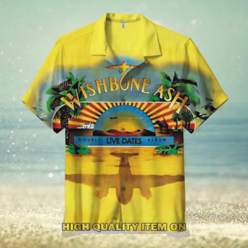 Wishbone Ash Band Live Dates City Short Sleeve Hawaiian Shirt