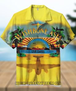 Wishbone Ash Band Live Dates City Short Sleeve Hawaiian Shirt